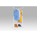 Autronic single garment rack + shoe rack white color ABD-1210 WT