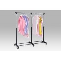 Autronic ext. single garment rack black color ABD-1214 BK