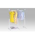 Autronic ext. single garment rack white color ABD-1214 WT